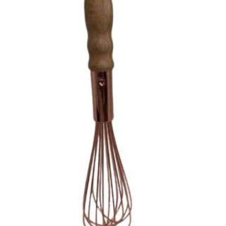 Rose Gold Wooden Whisk