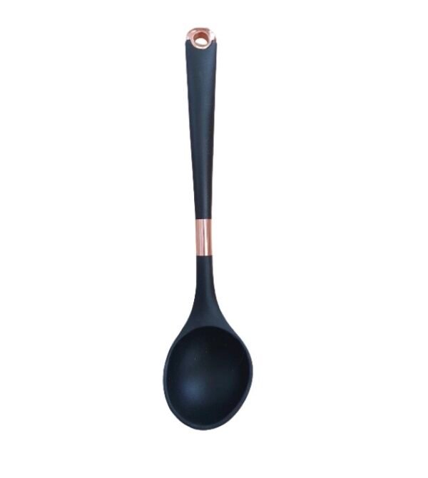 Takme Home Silicone Soup Spoon Black