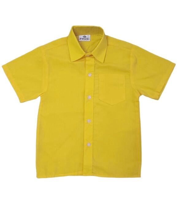 Prof Men's Gold Short Sleeve Shirt