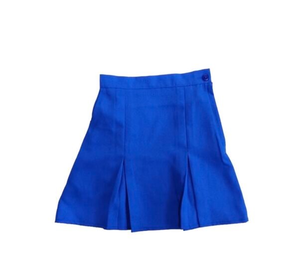 Prof Pleated School Skirt Royal