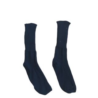 Prof Navy Plain Ankle School Socks