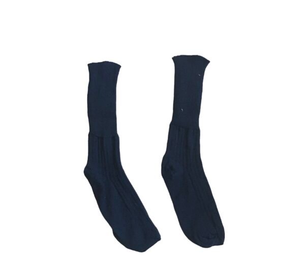 Prof Navy Plain Ankle School Socks