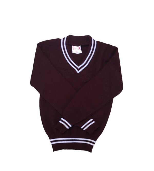 Maroon and White School Jersey cheap prices unisex