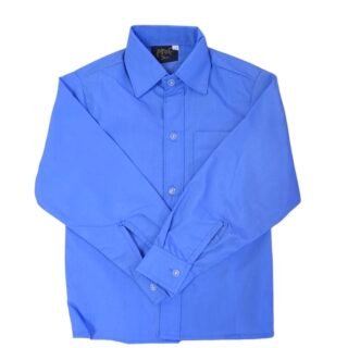 Prof Men's Blue Long Sleeve Shirt