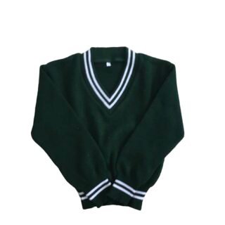 Green and White School Jersey school uniform cheap prices unisex