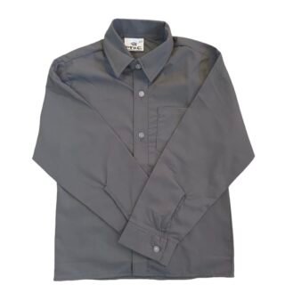 Prof Kid's Grey Long Sleeve Shirt