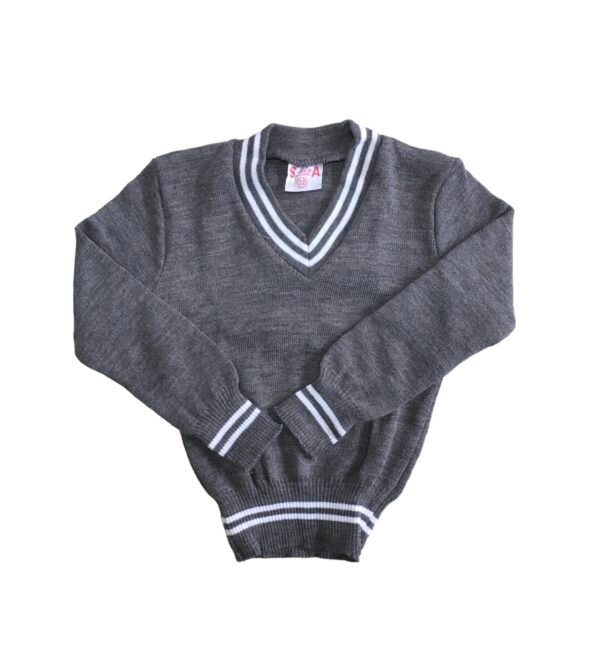 Grey and White School Jersey school uniform cheap prices unisex