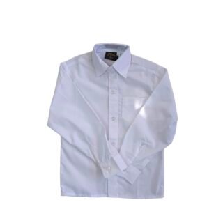 Prof Kid's White Long Sleeve Shirt