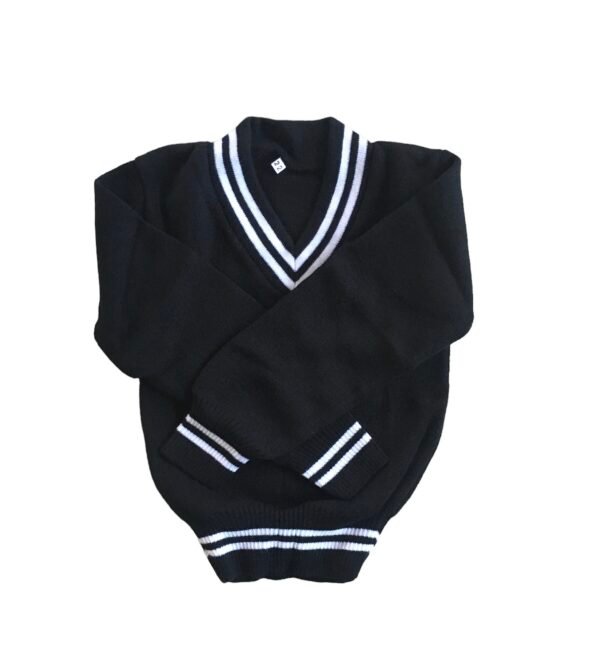 Black and White School Jersey school uniform