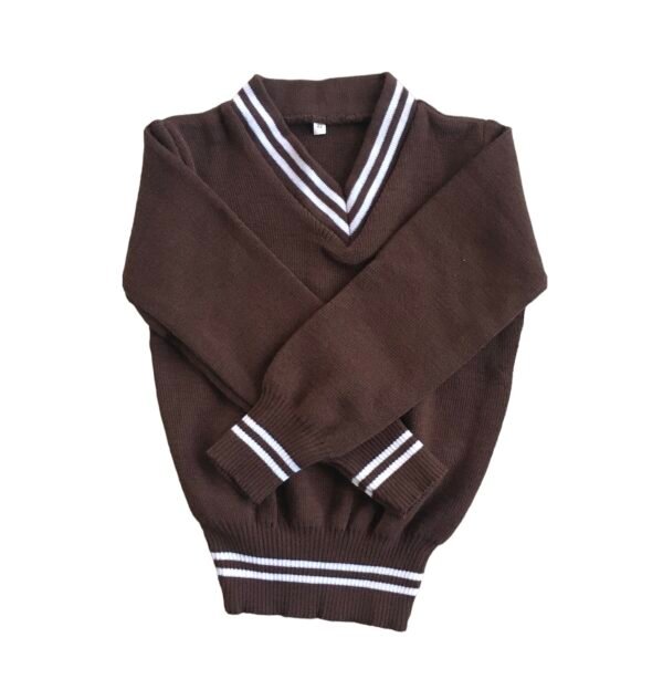 brown and white Schoolwear unisex