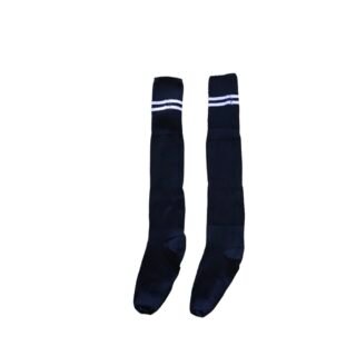 Prof School Long Socks in Navy and White stripes