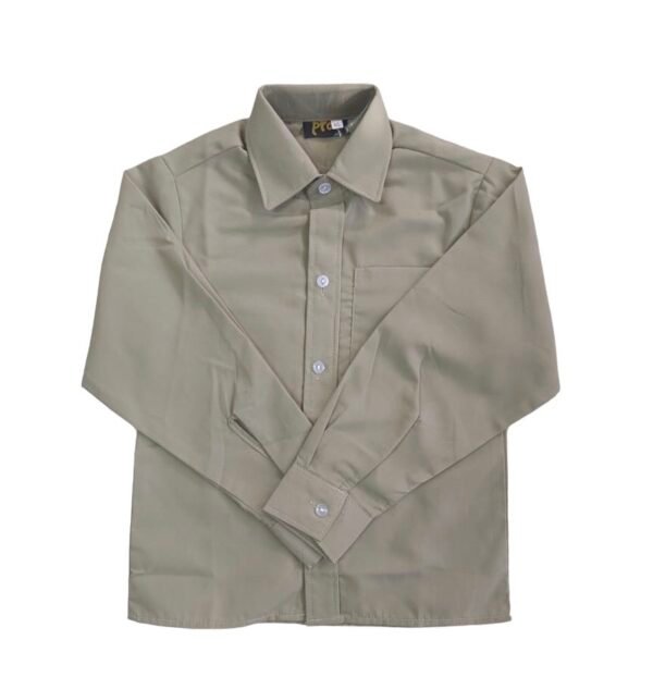 Prof Khaki Long Sleeve Shirt