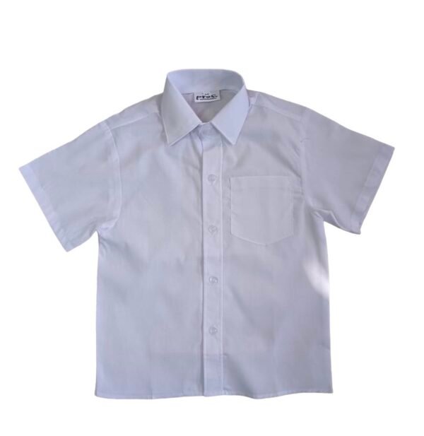 Prof Men's White Short Sleeve Shirt