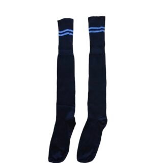 Prof School Long Socks in Navy and Sky