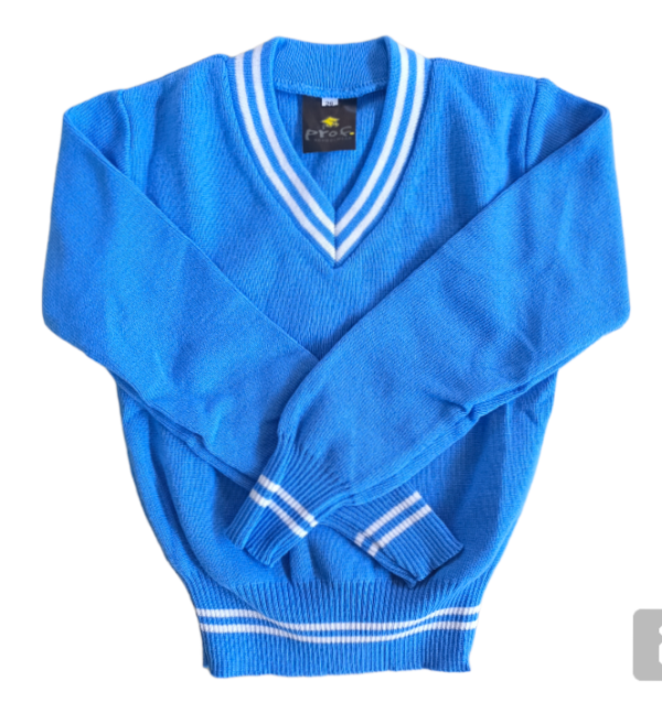 school jersey long sleeve sky and white prof school jersey