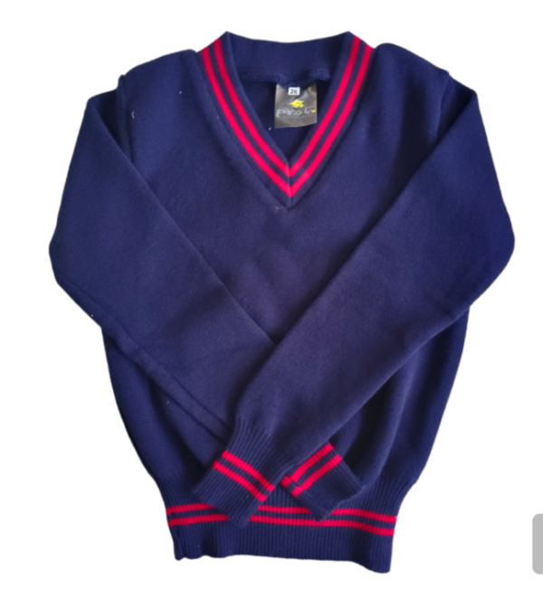 navy and red school jersey unisex