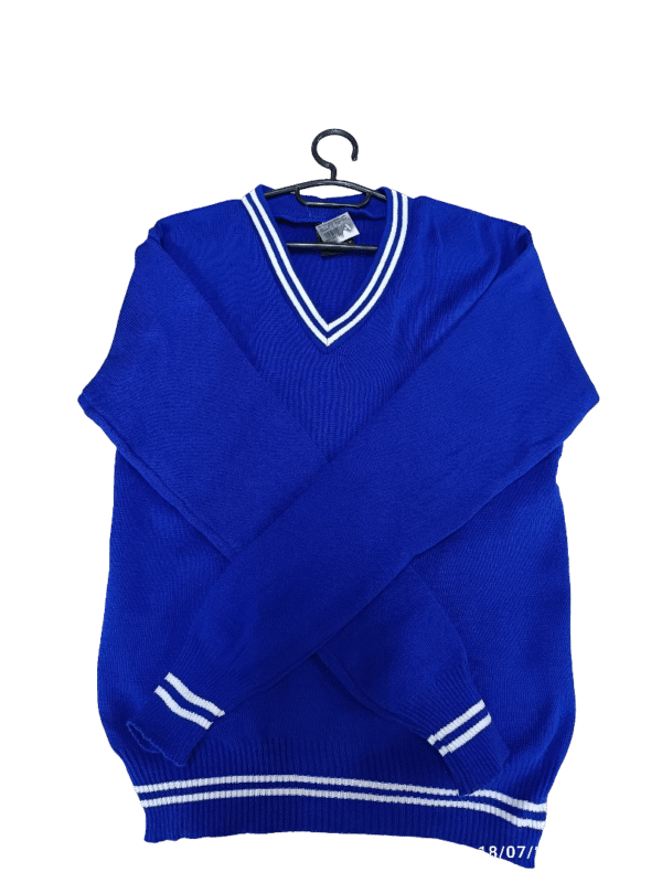 Prof Royal White And Blue long Sleeve Jersey