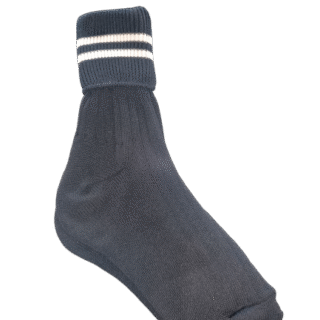 Prof Black And White Ankle Socks