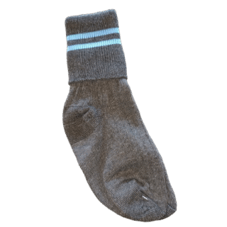 Grey And Sky Ankle Sock