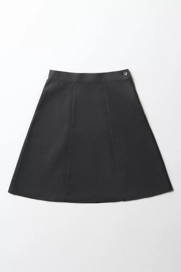 grey skirt for girl school skirt panel school skirt a-line