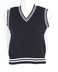 Navy and White School Pullover by Prof Cheapest Quality Best Quality