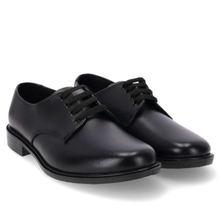 Toughees Hank Adult Lace-Up School Shoe in Black Original Taughees Best price in online