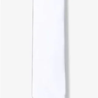 Plain White School Uniform Tie