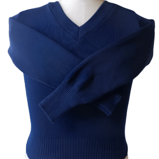 Prof Plain Navy Long Sleeve School Jersey - Unisex
