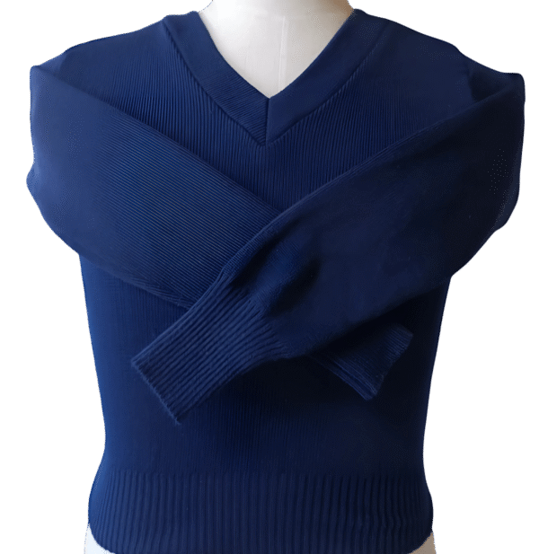 Prof Plain Navy Long Sleeve School Jersey - Unisex
