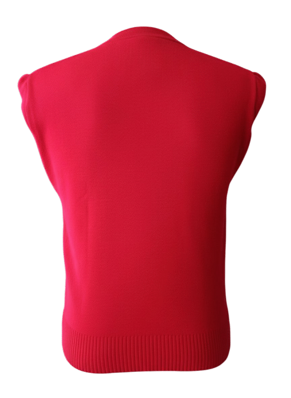Prof Plain Red Long Sleeve Jersey - Unisex - Image 2