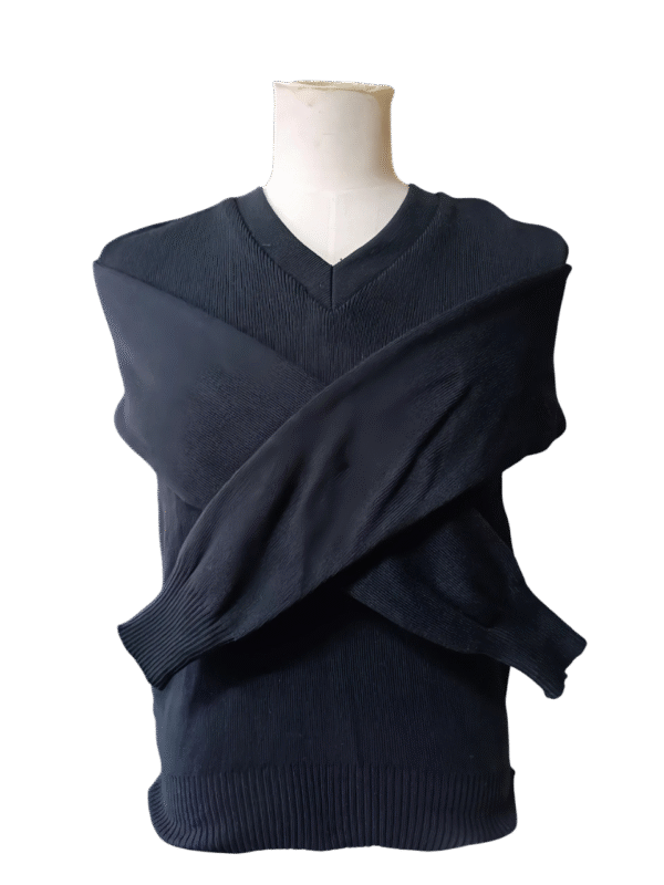 Prof Plain Black Long Sleeve School Jersey - Unisex