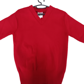 Prof Plain Red Long Sleeve School jersey