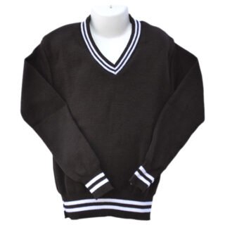 Prof Brown and White Striped Jersey - Unisex