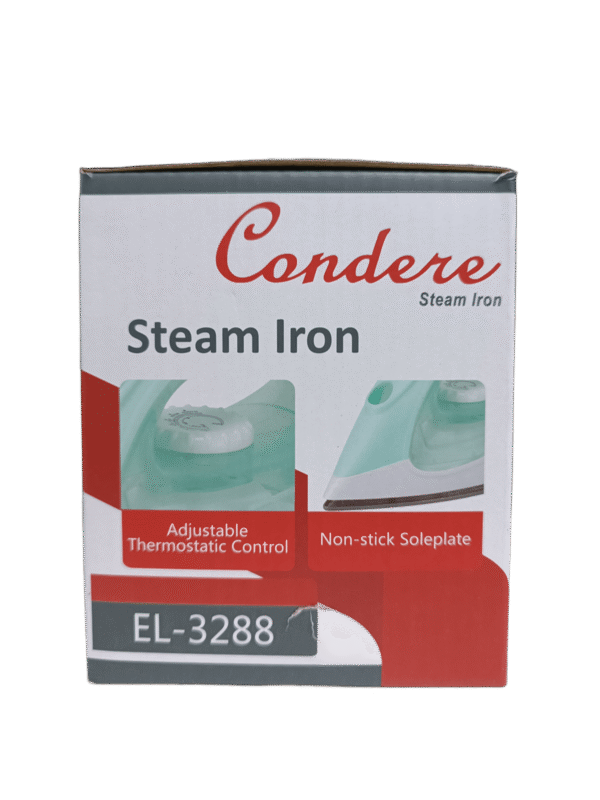 Condere EL-3299 Steam Iron 1800w - Image 3