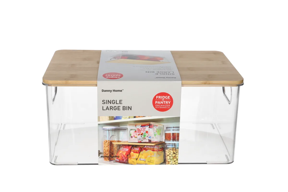 Danny Home Single Storage Bin With Lid 8.6Lt