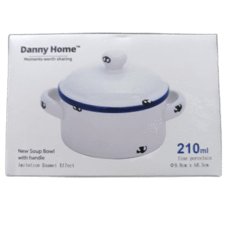 Danny Home New Soup Bowl With Handles and Lid