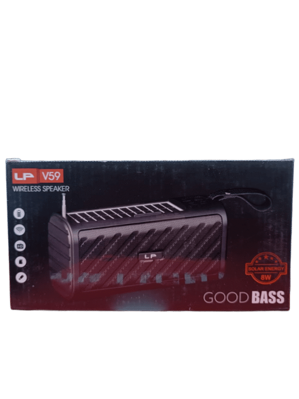 Good Bass Wireless Speaker With USB/Solar Panel