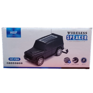 HF Wireless Speaker With Solar Panel Jeep Shaped