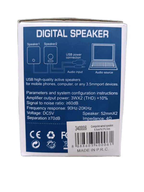 Aoas RGB Computer Wired Speaker - Image 2