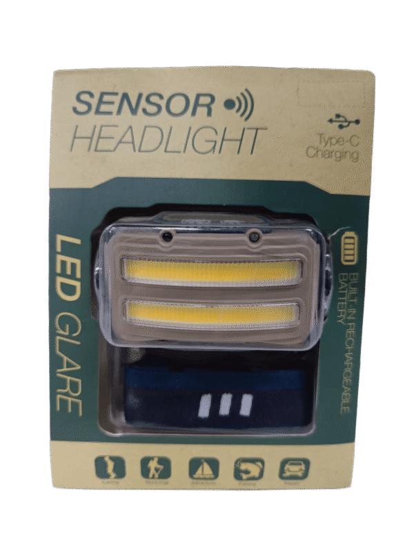 Head Light With Sensor Type-c charging